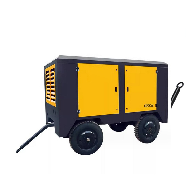 Electric moving air compressor