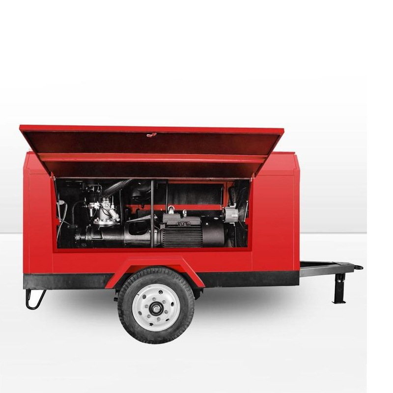 Electric moving air compressor